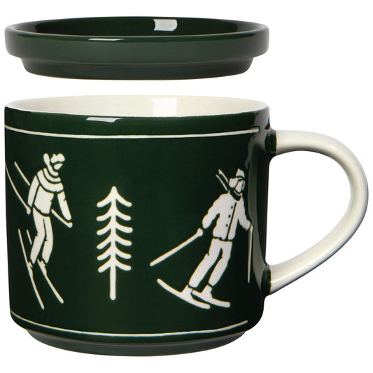 Ski Ya Later Lidded Mug