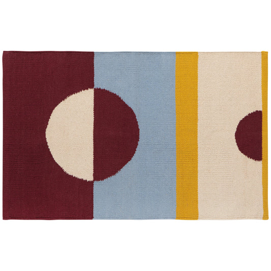 Moonphase Woven Cotton Formation Rug