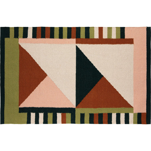 Oblique Woven Cotton Formation Rug