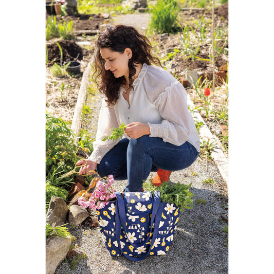 Full Bloom Fold-Up Fresh Tote