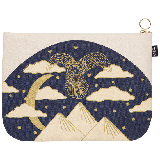 Moonlit Large Zip Pouch