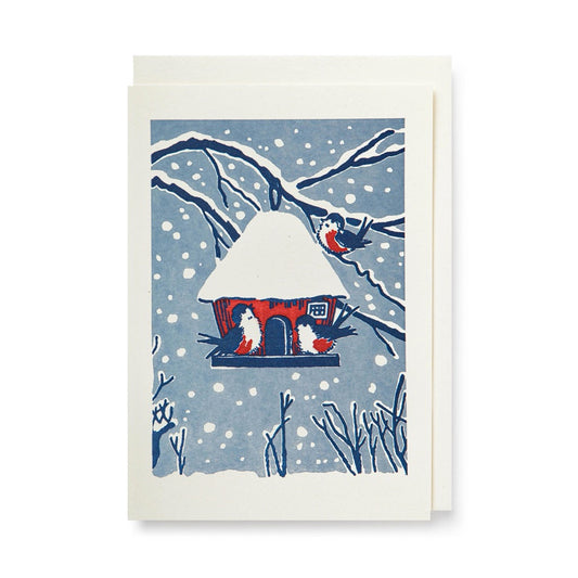 Winter Birds Holiday Card