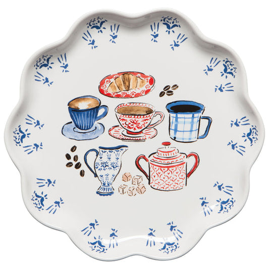 Coffee Break Shaped Plate