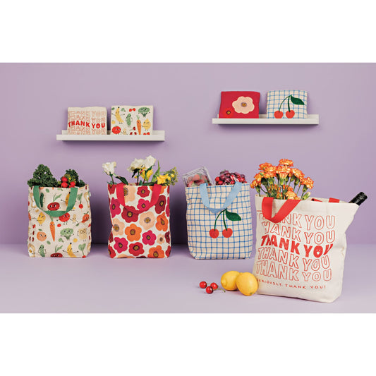 Poppy Pocket Tote Bag