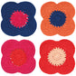 Poppy Crochet Coasters