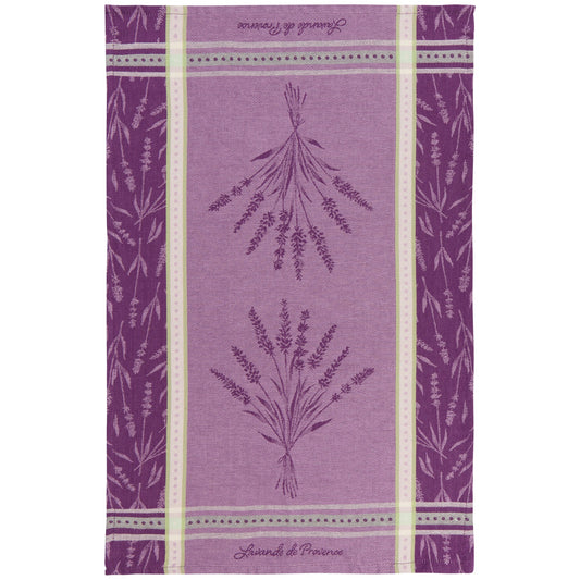 Lavender Jacquard Tea Towel