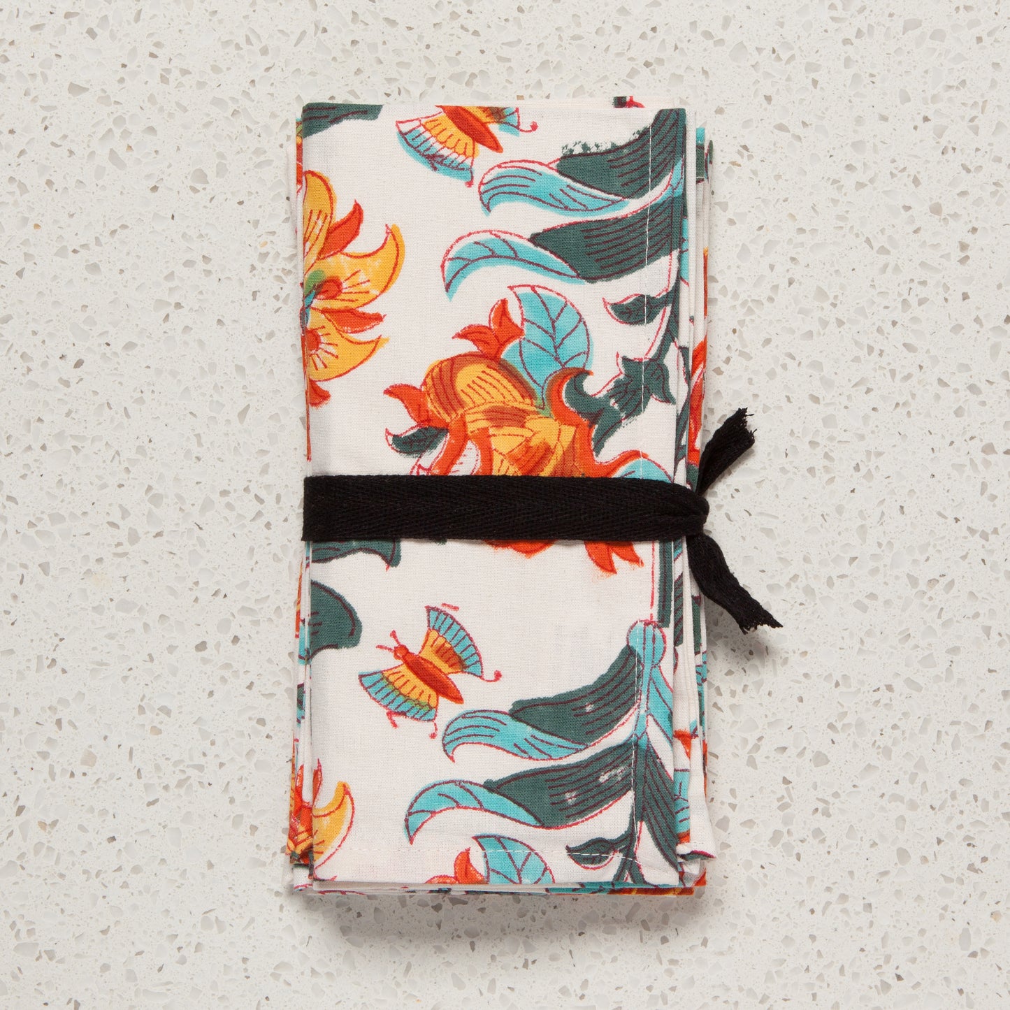 Marigold Block Print Napkins