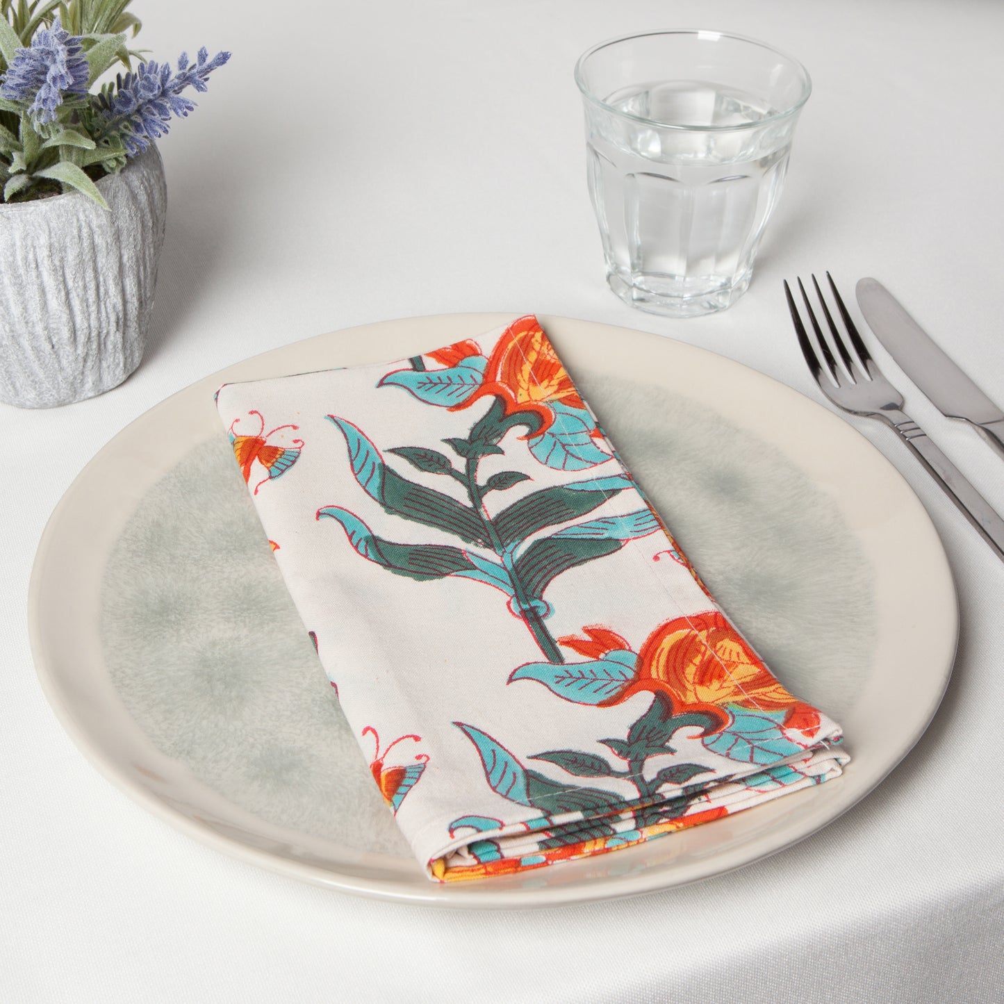 Marigold Block Print Napkins