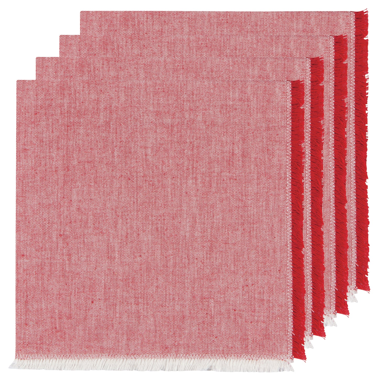 Chili Red Chambray Napkins