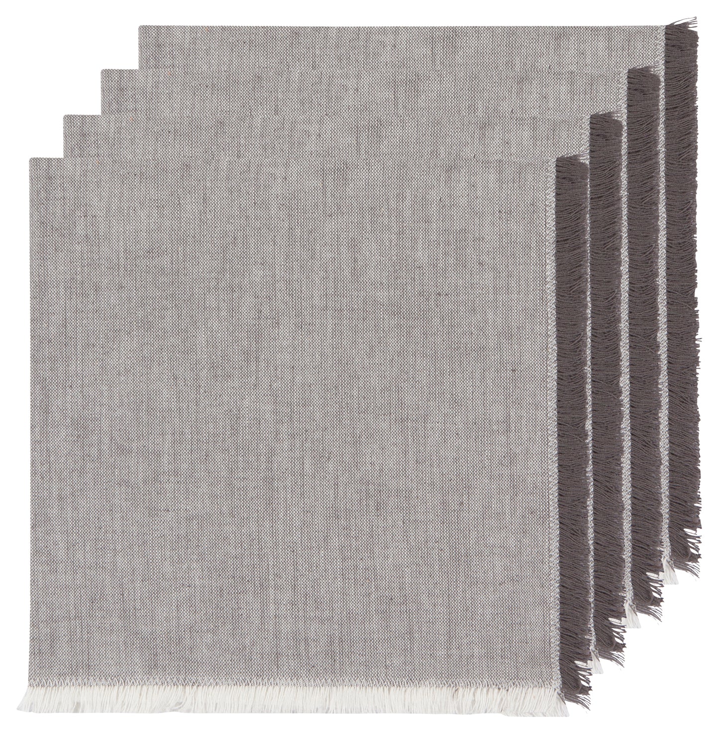 Shadow Grey Chambray Napkins