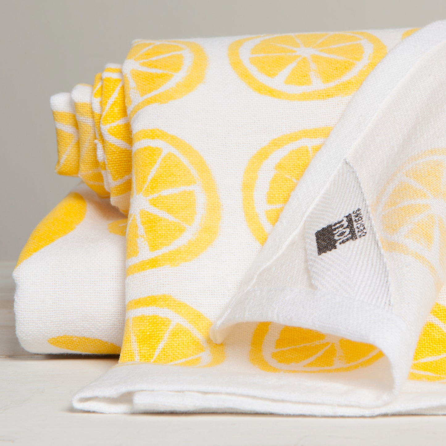 Lemon Floursack Tea Towel Set