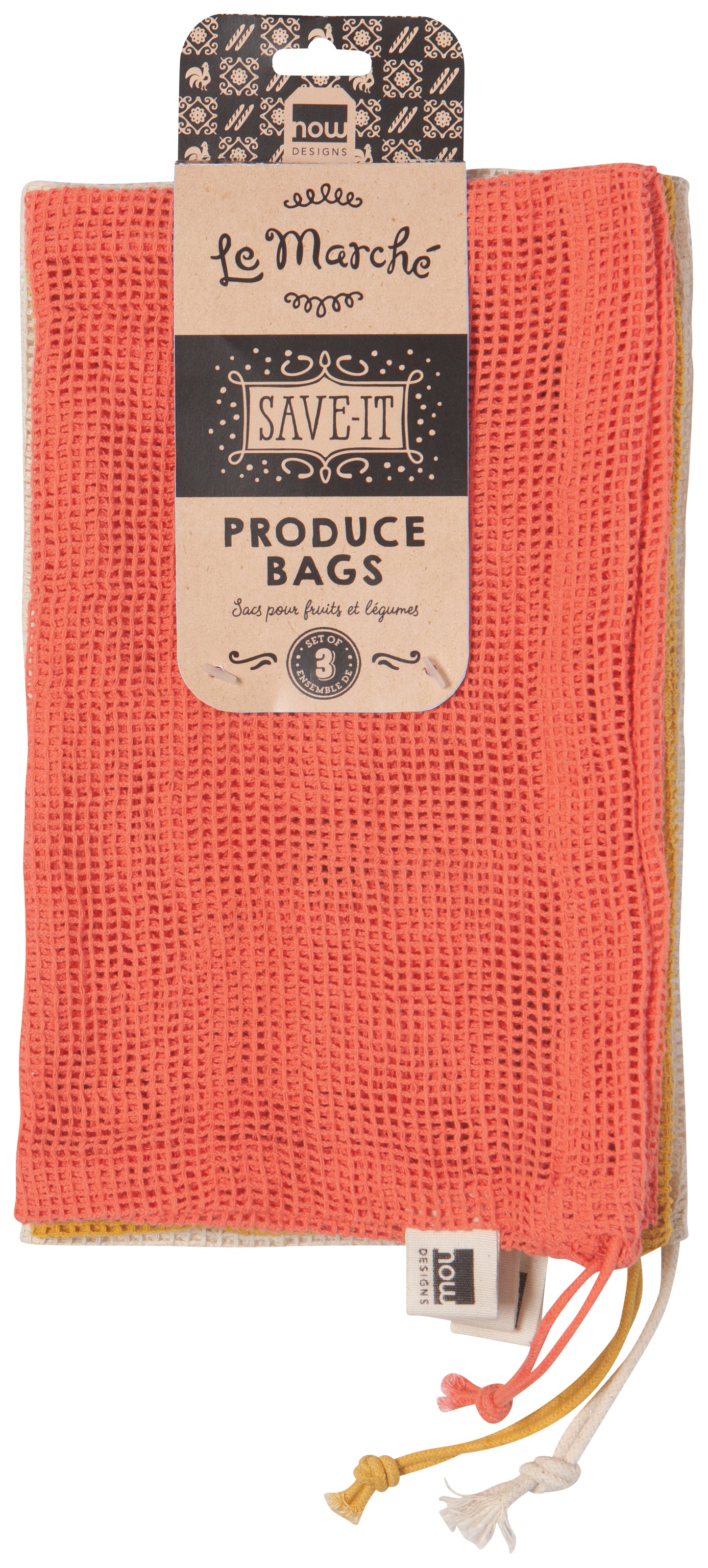 Produce Bags in Coral