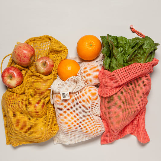 Produce Bags in Coral