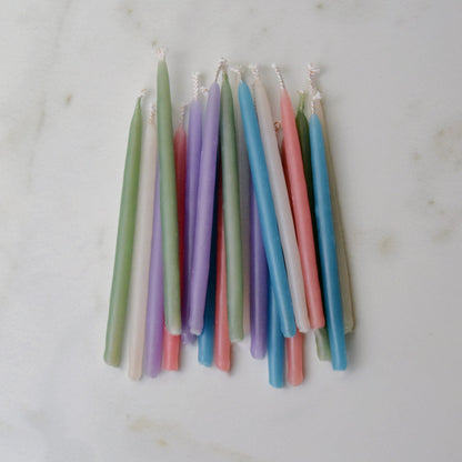 Beeswax Birthday Candles