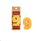 Beeswax Number Candles