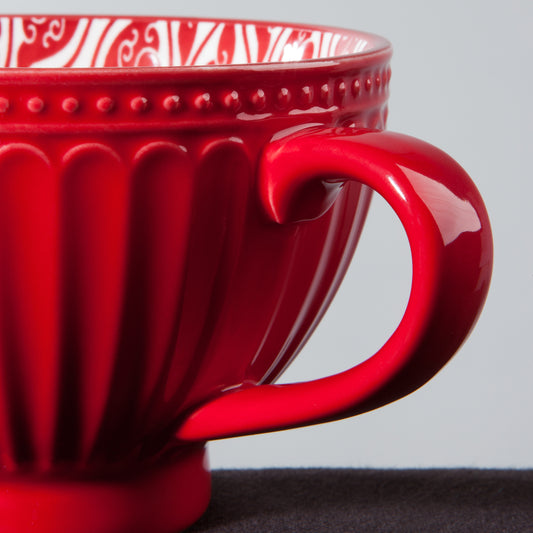 Red Latte Mug