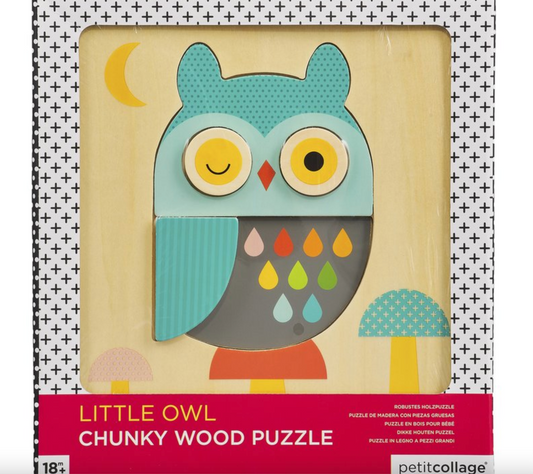 Little Owl Chunky Wood Puzzle