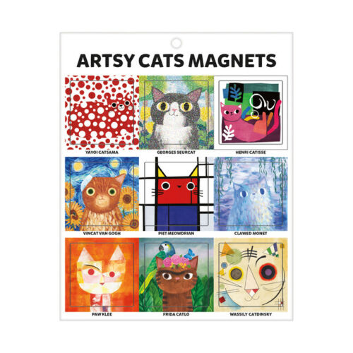 Magnet Set Artsy Cats