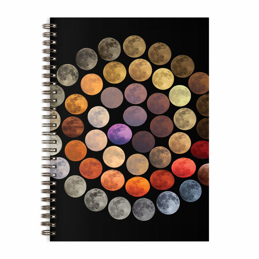 Colors of the Moon Spiralbound Journal
