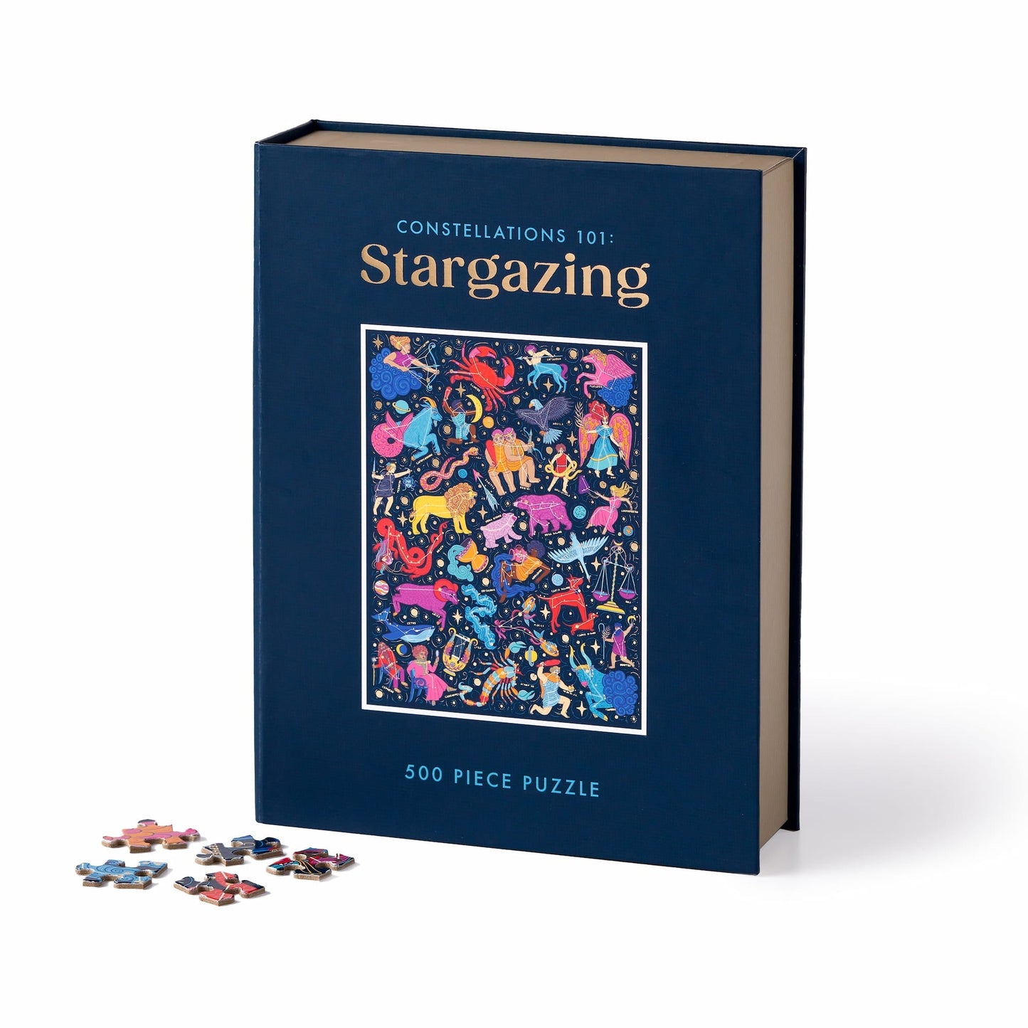 Constellations 101: Stargazing 500 Piece Book Puzzle