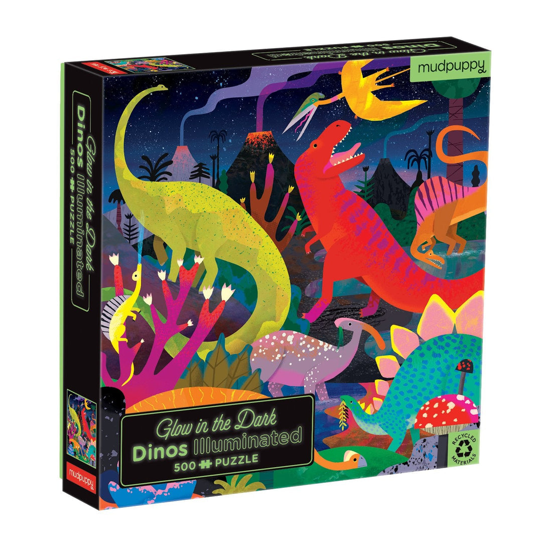 Dinosaurs Illuminated Glow in the Dark Puzzle