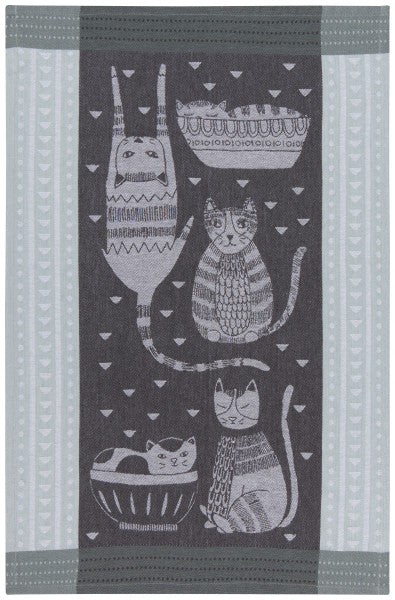 Purr Party Jacquard Tea Towel