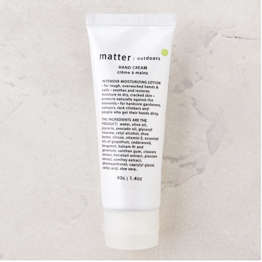 Matter Outdoors Hand Cream