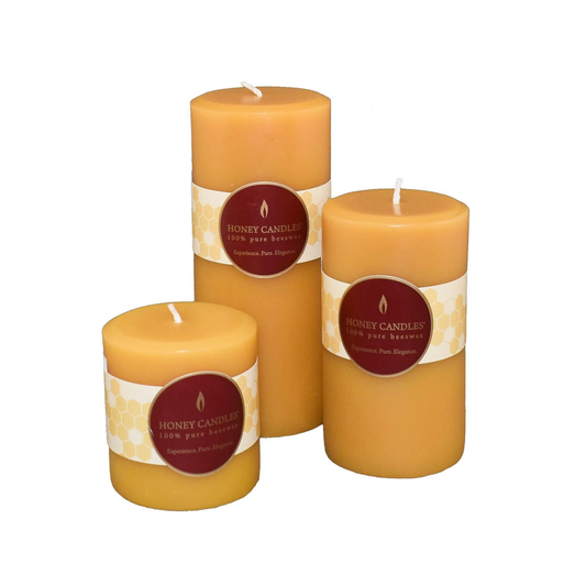 Beeswax Pillar Candle